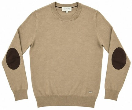 Maglia Invernale con Toppa - GIANNI LUPO - Col. Camel Beige - GL35248