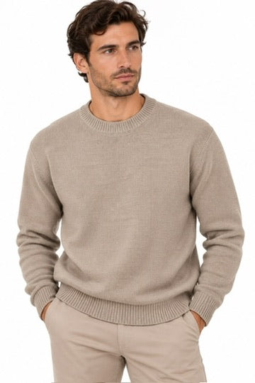 NEW - Maglia Invernale Ciniglia - GIANNI LUPO - BEIGE