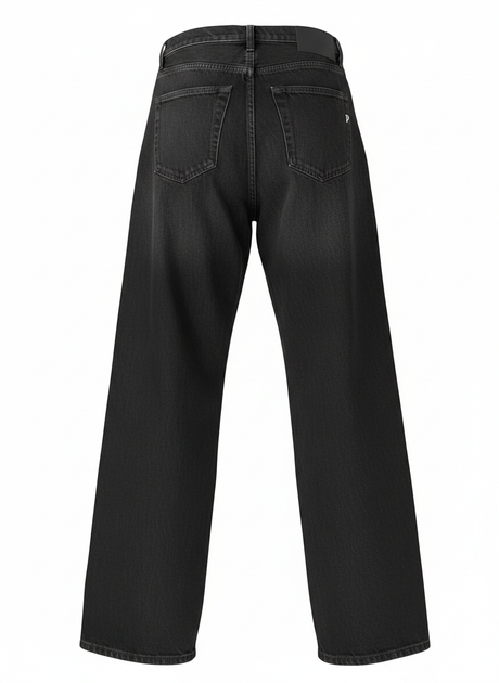SOLOTG. 25-26-27 , DONDUP Jeans Donna Palazzo con Bottoni Gioiello - ART. DP427B Mod. Jacklyn