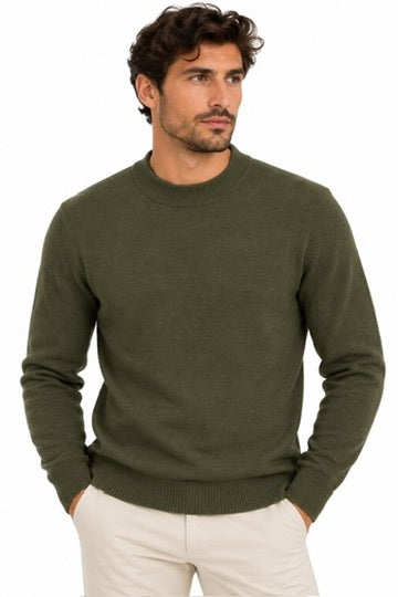 SOLO TG. L, XL, XXL - Maglione Tessuto Invernale - GIANNI LUPO - Col. Military - GL0032S