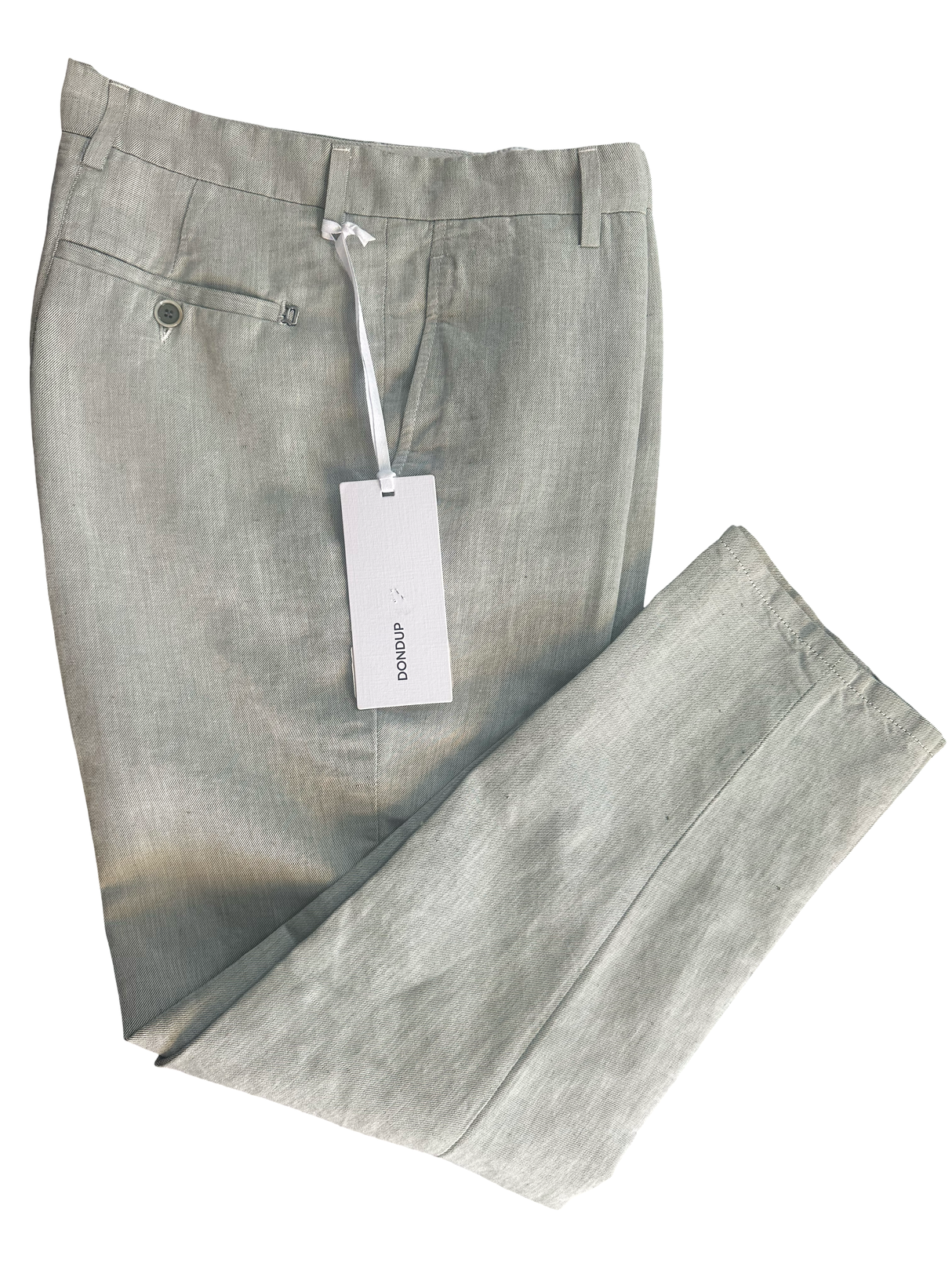 SOLO TG. 31 - DonDup Pantalone leggero Uomo - LINO e COTONE