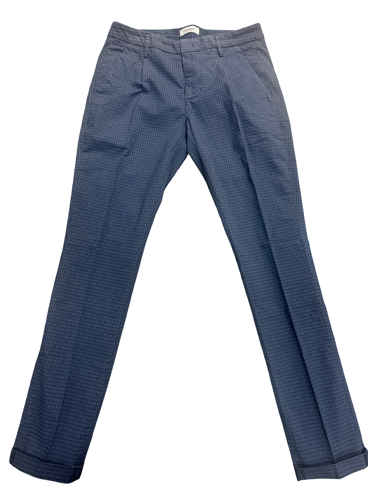 SOLO TG. 31 - DonDup Pantalone leggero Uomo - Cotone Estivo blu