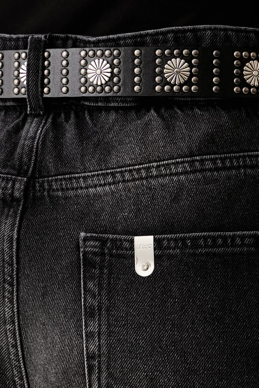 LiuJo - Jeans Lungo Palazzo con Cintura - UF6186 D0370 NOVITà