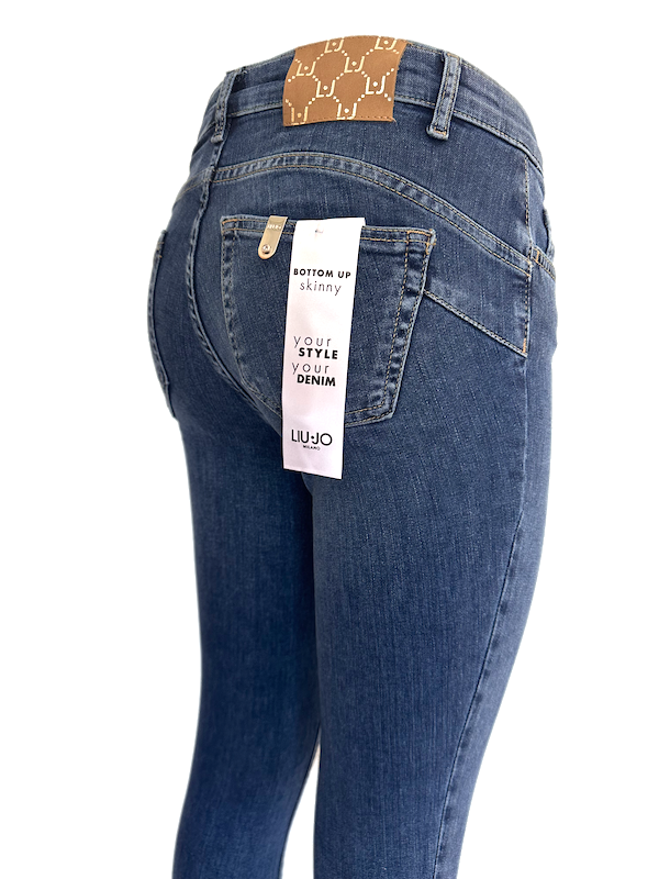 SOLO TG. 31 LiuJo - Jeans skinny a vita Regolare - Art: UA4013 D4896 - New