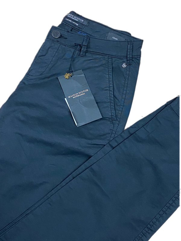 SOLO TG 24, 25, 26 - Pantalone Cotone Scotch & Soda - Nero - Vita Medio/Alta
