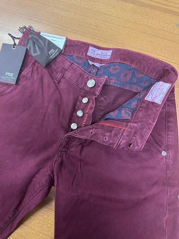 SOLO TG 32 - PT01 Pantalone di Cotone Invernale Slim Fit