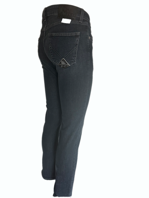 SOLO TG. 31-38-40 Jeans Special Roy Roger's Uomo Mod 517 BLU/BLACK FOXFUN - Slim Fit