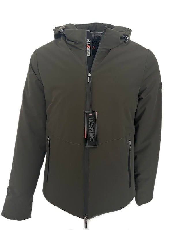 SOLO TG. 48- 50 - HèSKIMO Giubbotto Uomo Thermo Insulation System - Col.VERDE 9440005