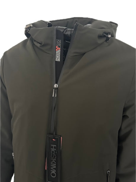 SOLO TG. 48- 50 - HèSKIMO Giubbotto Uomo Thermo Insulation System - Col.VERDE 9440005