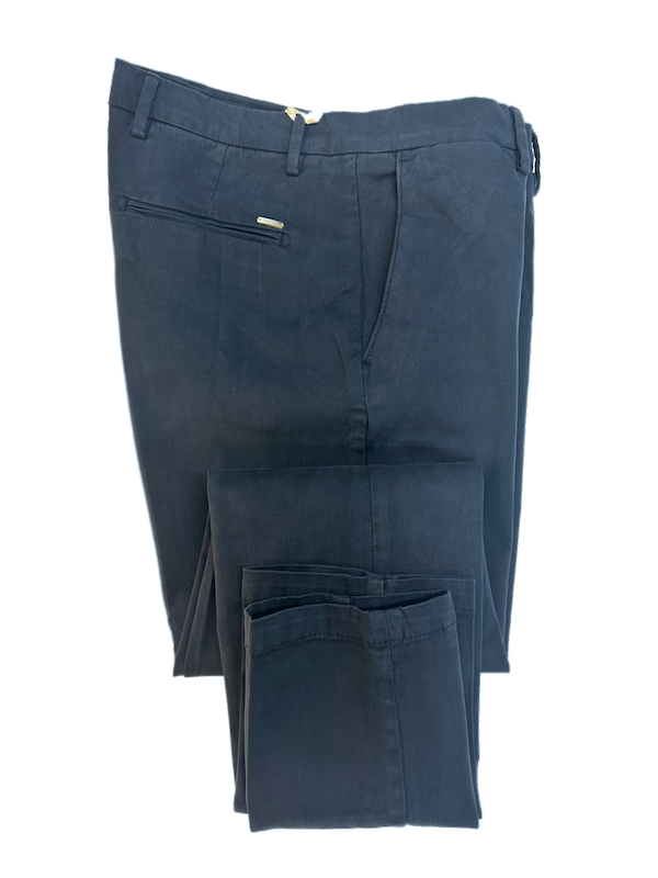 SOLO TG. 44, 46, 48 - VESTE ABBONDANTE - Gianni Lupo - Pantalone - Art. Tahoma - Skinny NEW - BLU