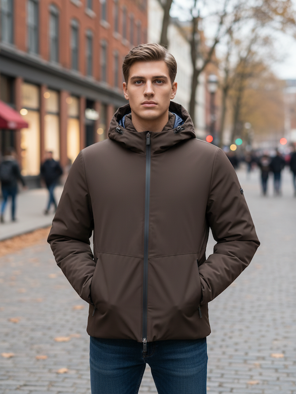 HèSKIMO Giubbotto Uomo Thermo Insulation System - Col.MARRONE 9440005