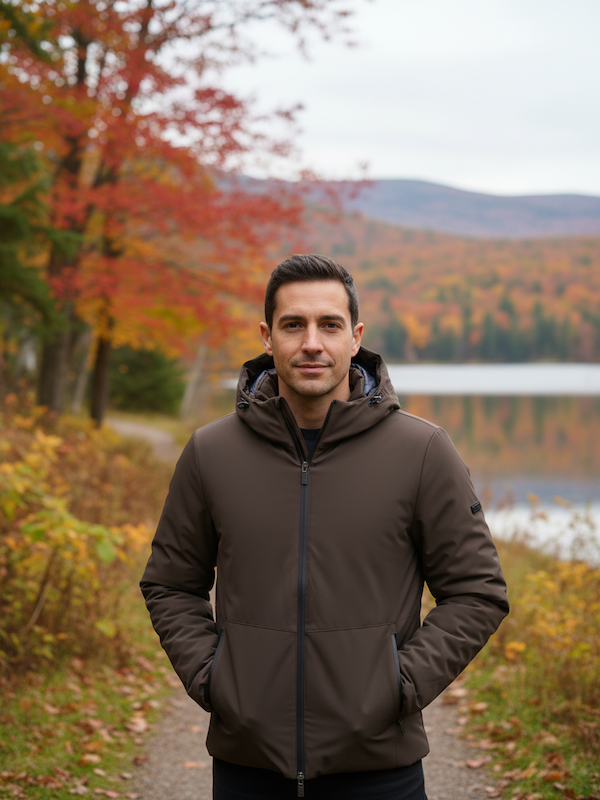 HèSKIMO Giubbotto Uomo Thermo Insulation System - Col.MARRONE 9440005