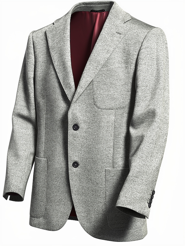 Giacca Blazer Uomo 89% LANA 8% CASHMERE Invernale FG - Colore Grigio