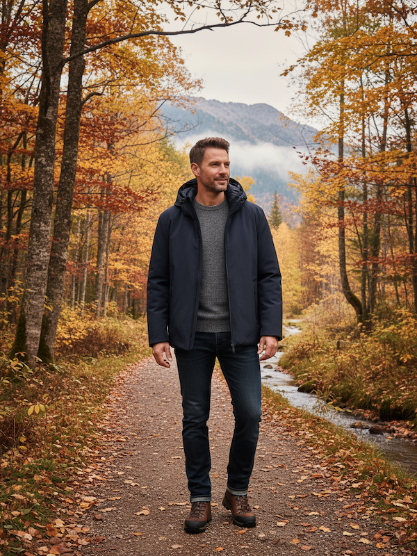 SOLO TG. XL - MORE Giubbotto Uomo Thermo Insulation System Tessuto Elasticizzato - Col.BLU SPENCER M9