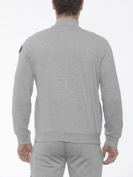 SOLO TG M, L - 19v69 Italia - Felpa Zip Senza Cappuccio Grigio