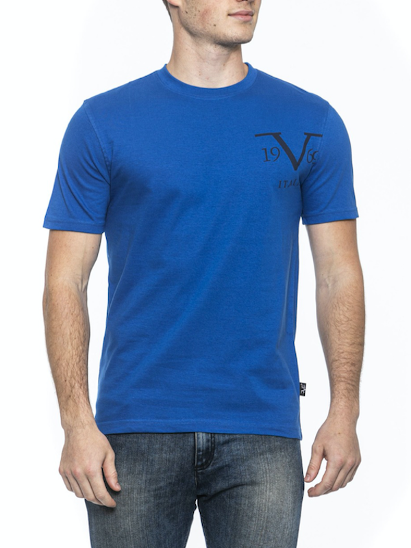 19v69 Italia - T-shirt con Stampa Trasversale sul Petto