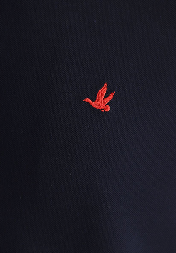 Brooksfield Polo in Jersey di Cotone - Blu