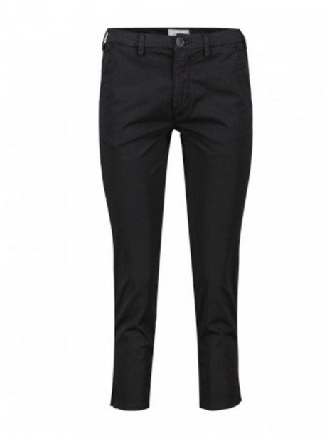 40weft - Pantalone Donna Chino Capri Melitas - Vita Regolare - New Nero