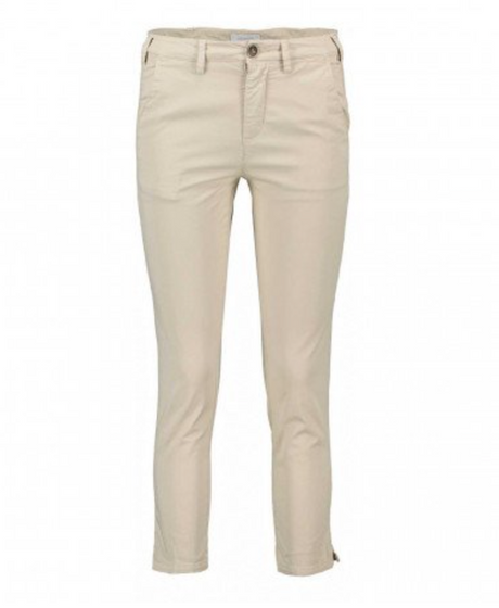 40weft - Pantalone Donna Chino Capri Melitas - Vita Regolare - Beige
