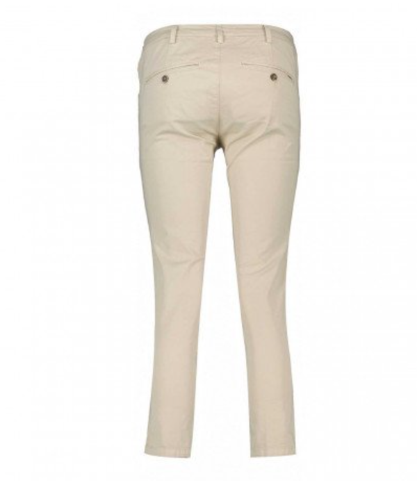 40weft - Pantalone Donna Chino Capri Melitas - Vita Regolare - Beige