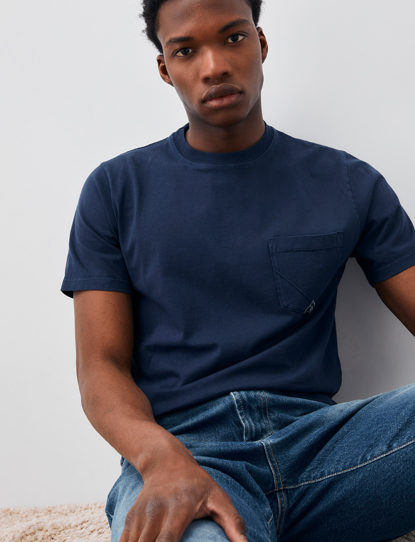 T-Shirt RoyRoger's Pocket Man Heavy Jersey Cotone - New