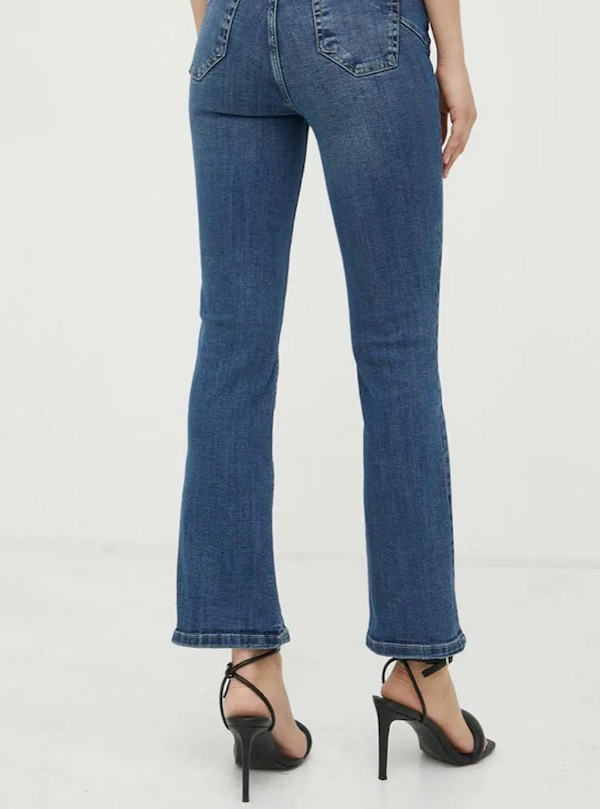 SOLO TG. 31,32 - Liujo Jeans - UF3040 D4391 - B.Up Princess Vita Alta Bottoni Gioiello