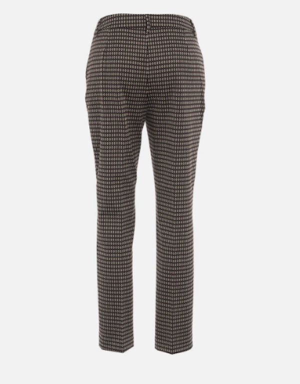 SOLO TG. 38 e 40 - LiuJo - Pantalone Chino Jersey Confort - Art: MF3118 J4050 - Col. Micro geom. Black