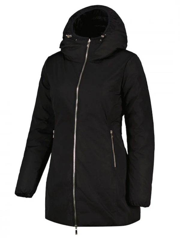 Ciesse Piumini - KALIE Piumino Lungo REVERSIBILE - Nero e Nero Lucido NEW