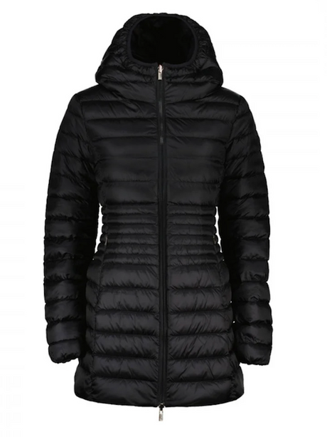 Ciesse Piumini - KALIE Piumino Lungo REVERSIBILE - Nero e Nero Lucido NEW