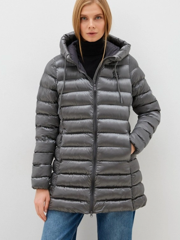 Giubbotto con Cappuccio INVICTA Donna Art. 4432598 D - Col. Argento