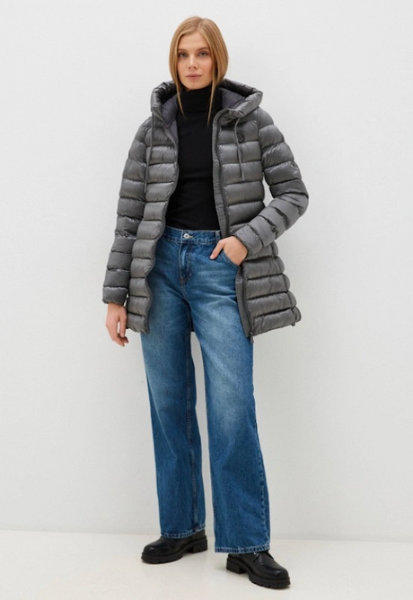 Giubbotto con Cappuccio INVICTA Donna Art. 4432598 D - Col. Argento