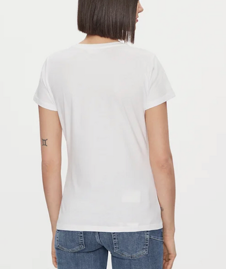 SOLOTG. M - LiuJo - T-shirt in jersey di cotone - Art: Wa4051 JS923 - Col. Bianco