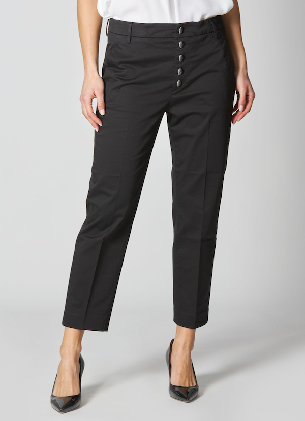 SOLO TG. 26 - DonDup Jeans - DP576 RSE036 - Koons Bottoni a Vista - NEW Nero