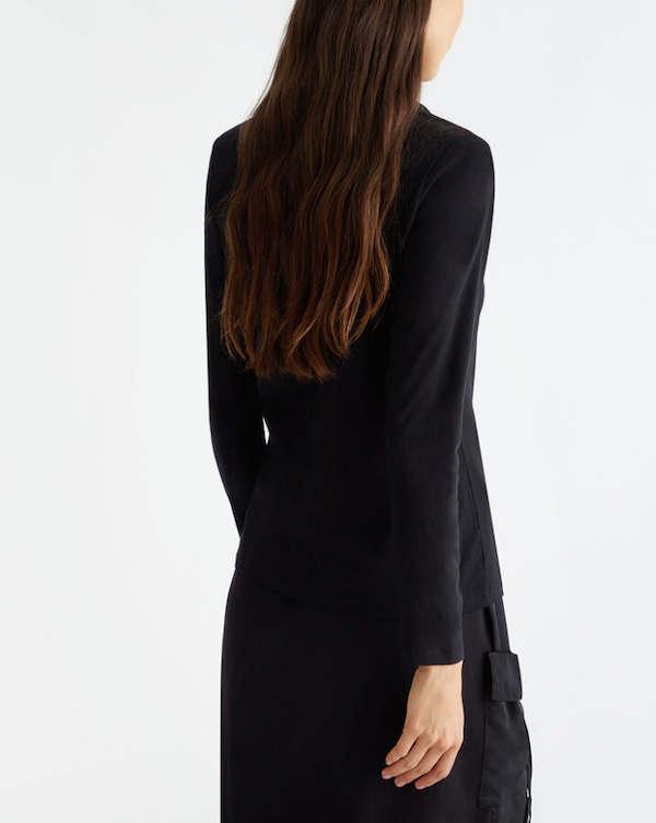 LiuJo T-shirt con strass - TF4077JS088 - Nero