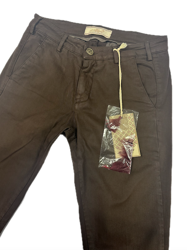 SOLO TG 38 - 40weft Pantalone - Mod. Melita - Marrone