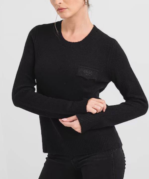 SOLO TG. XL - LiuJo - art: WF4575 - Maglioncino Donna LIU JO Con Taschino