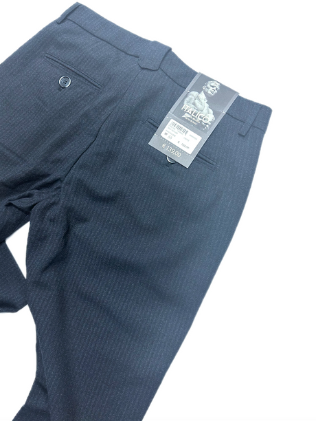 Pantalone da Uomo Tessuto lavorato Invernale - ITALICO - Col. blu SLIM FIT