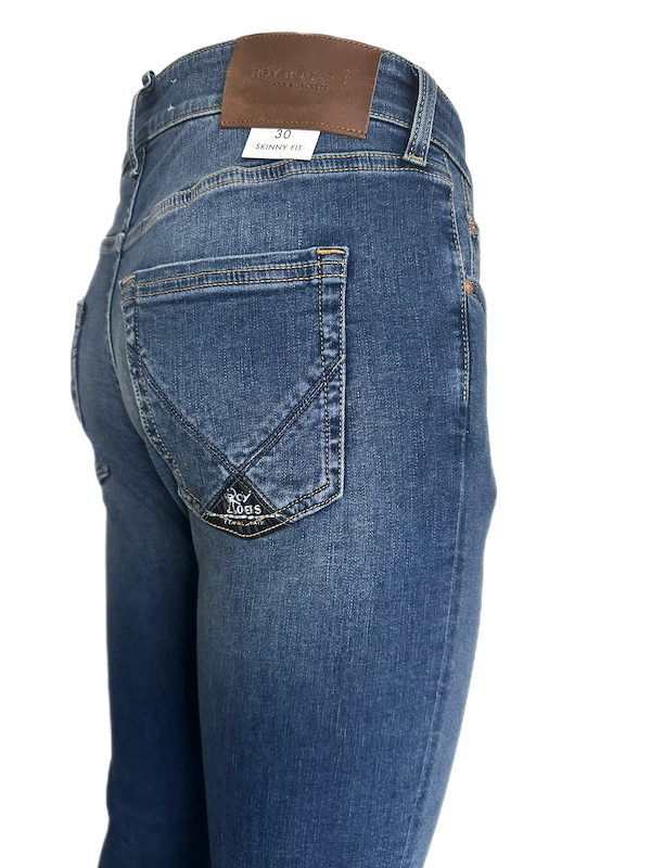 SOLO TG. 30 - Jeans Roy Roger's Uomo Mod 317 Special Stretch Ambra - SKINNY Fit