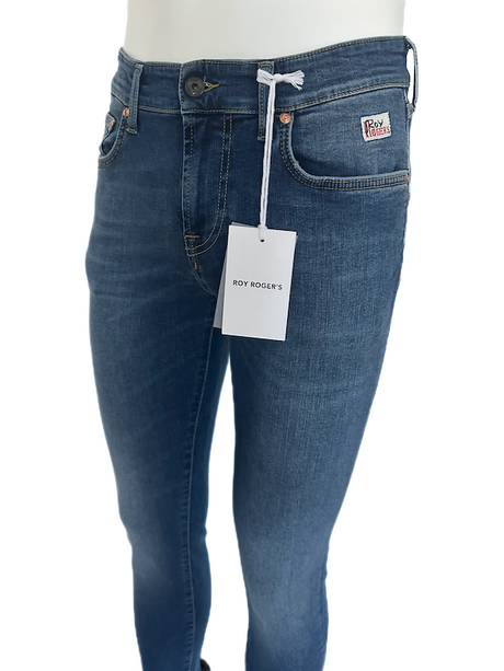 SOLO TG. 30 - Jeans Roy Roger's Uomo Mod 317 Special Stretch Ambra - SKINNY Fit
