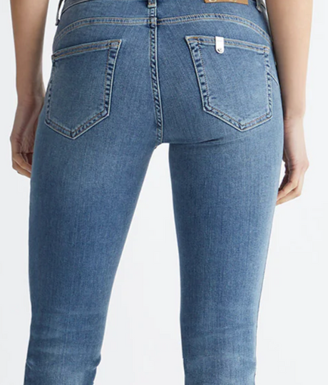 SOLO TG. 26 , 28 - LiuJo Jeans Zampetta - UF4075 DS615 - Vita Alta Fly - Elasticizzato Confort - New