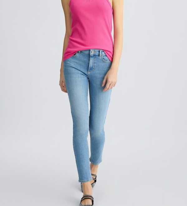 SOLO TG. 25, 26, 30 - LiuJo - Jeans skinny a Vita Alta - Art: UA5013 D0236 - New Chiaro