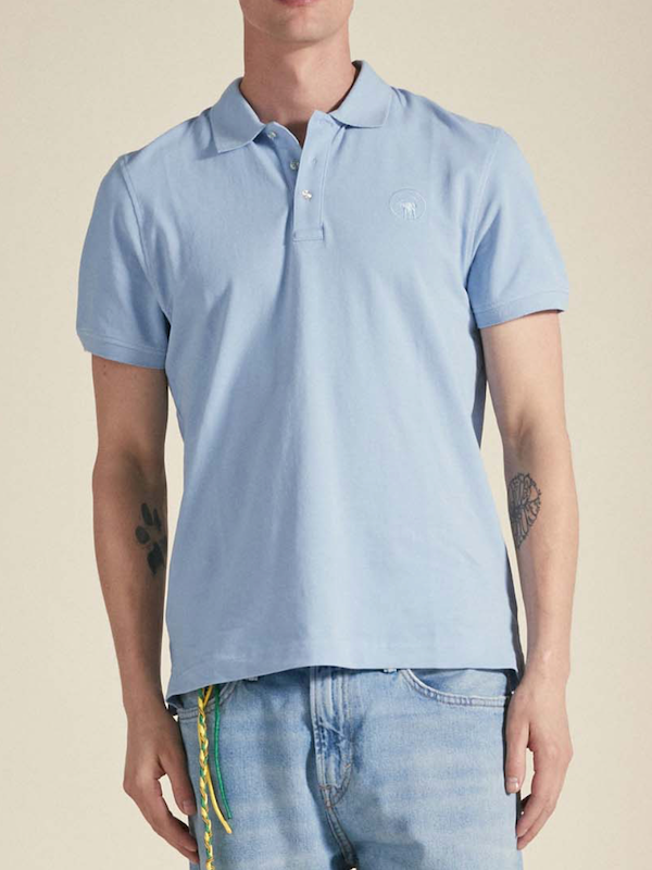 Ciesse Piumini - Polo Cotone con Logo - Azzurro