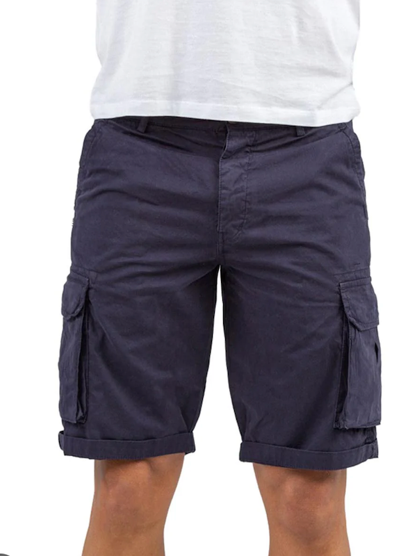 SOLO TG.44, 46, 54 - 40Weft - Bermuda Uomo - Mod. NICK TASCONATO - Col. Blu