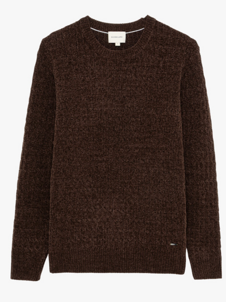 Maglia Ciniglia Lavorata - GIANNI LUPO - Col. GL35056 Coffee Marrone