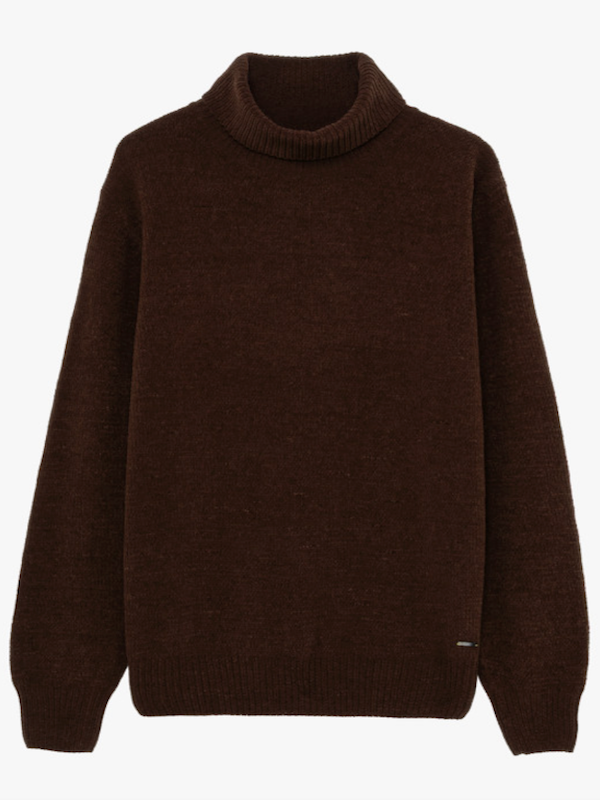 Maglia Collo alto Tessuto Ciniglia Invernale - GIANNI LUPO - Col. Marrone GL536S NEW