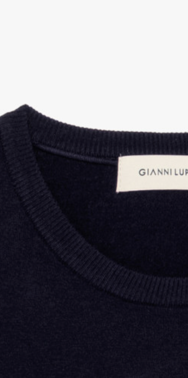 Maglia Girocollo Soft Touch - GIANNI LUPO - Col. Blu Scuro GL33398