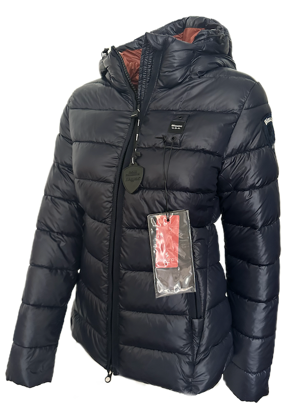 SOLO TG. XS, L Blauer Piumino Donna EcoSorona 25WBLUC0272 - Col.Blu/Ruggine NEW 2025/2026