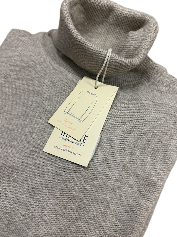 Maglia GIANNI LUPO Invernale - 70%LANA e 30%CASHMERE - BEIGE