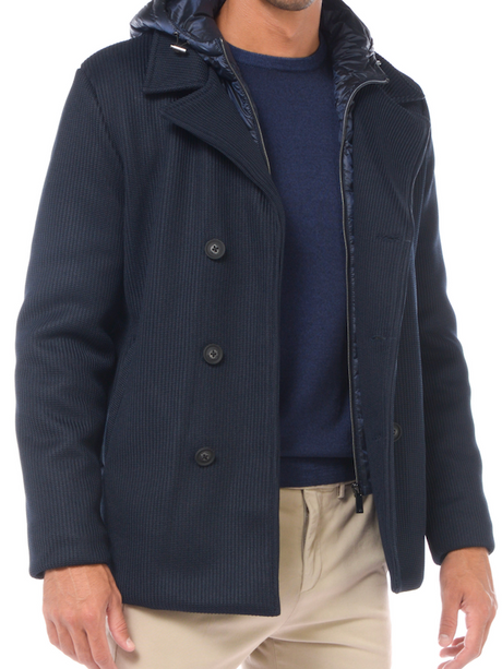 UNITY - Giacca Caban Gravity Tricotech con Pettorina Removibile - Blu