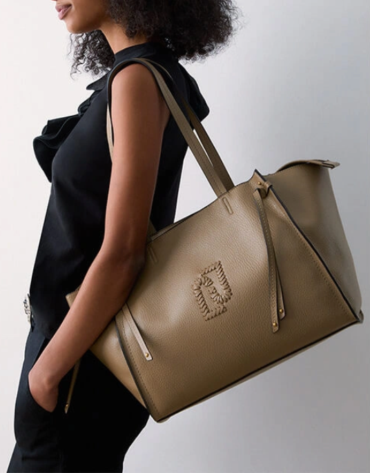 LiuJo Borsa L TOTE - Mod. AA6080 E1109 Col. Mocha 71409 NEW 2026
